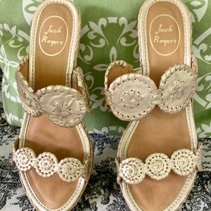 Jack Rogers Shelby Wedges - Size 9M